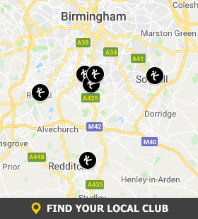 Central England Kung Fu Clubs Map